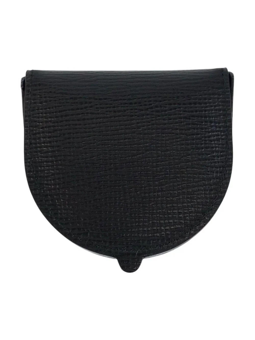Loewe Vintage Black Silver Leather Coin Purse
